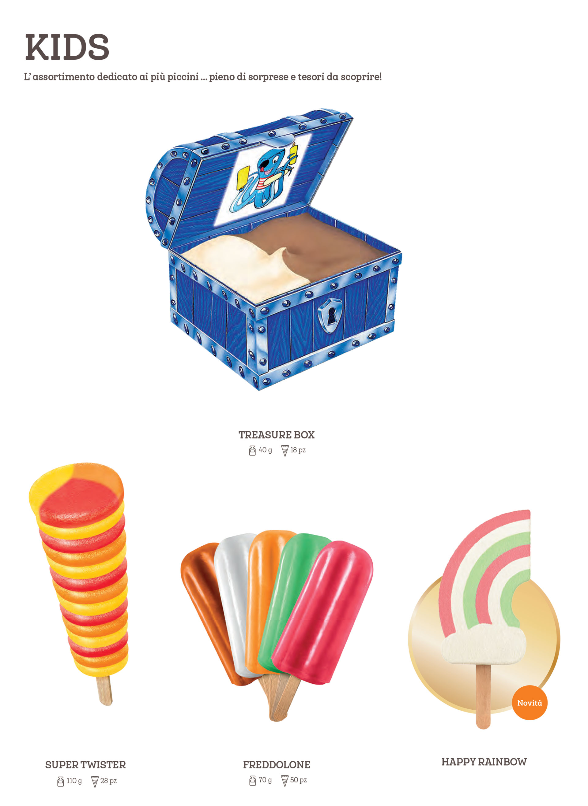 catalogo gelati Kids algida